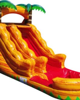 13ft fire marble water slide