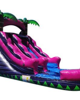 13ft pink tropical water slide