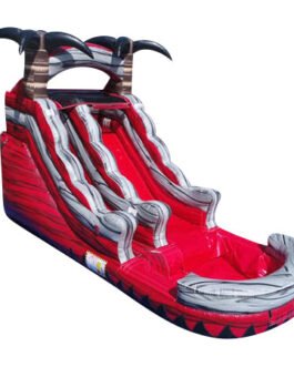 13ft red rush water slide