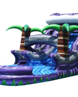 14ft purple splash water slide