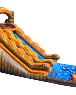 15ft orange tide water slide