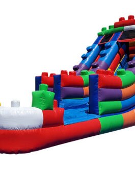 15ft party blocks waterslide