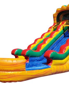 16ft sunny wavy waterslide