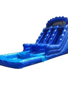 17ft blue splash water slide