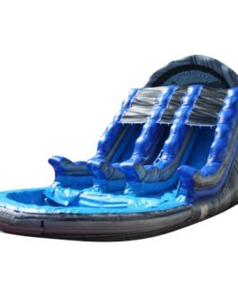 17ft dual blue tsunami waterslide