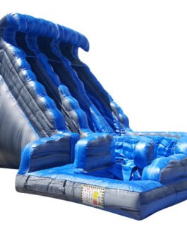 18ft dual curvy waterslide