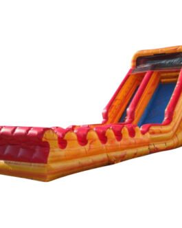 18ft red hot water slide