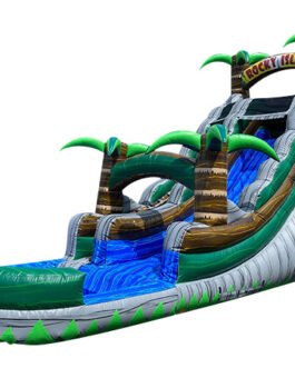 18ft rocky island water slide