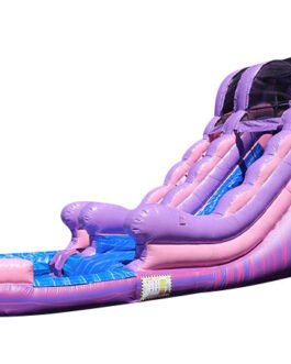 18ft sparkle pink water slide