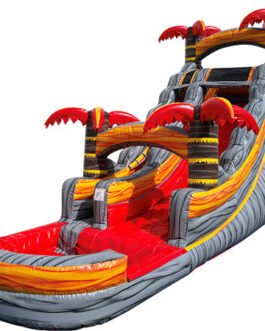 18ft volcano water slide