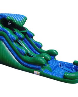 18ft wavy marble water slide