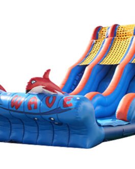 20ft big wave dual lane waterslide