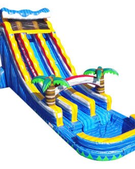 22ft dual tropical wave waterslide