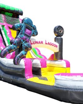 22ft Lunar Lagoon Waterslide