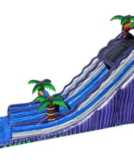 22ft purple tropical water slide