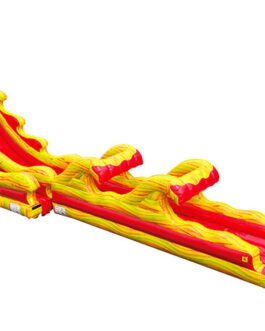 22ft Yellow Wave Runner waterslide