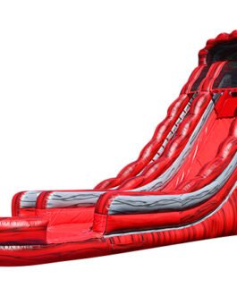 24ft red hot water slide