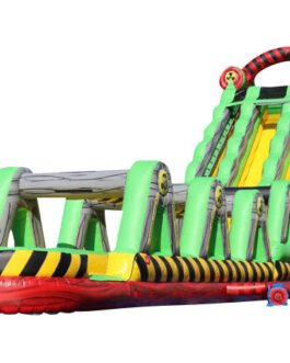 27ft dual hazard water slide